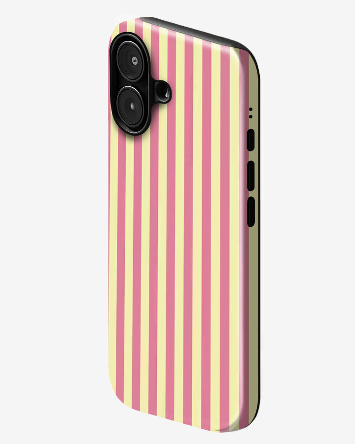 Lemon Pink Glossy Armour Shell Phone Cover
