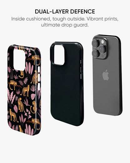 Midnight Safari Glossy Armour Shell Phone Cover