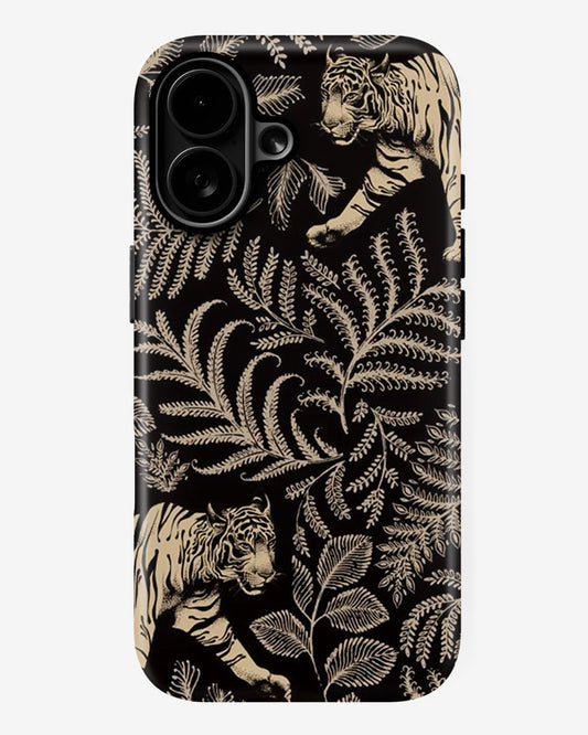 Tiger Noir Glossy Armour Shell Phone Cover