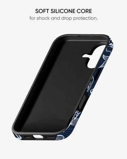 Zen Waves Glossy Armour Shell Phone Cover