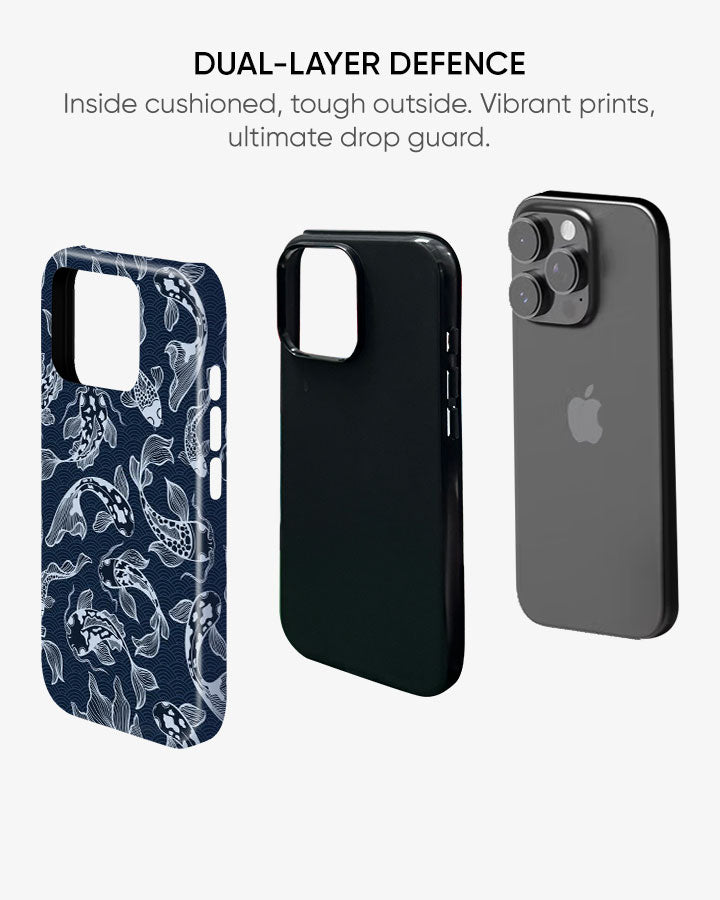 Zen Waves Glossy Armour Shell Phone Cover