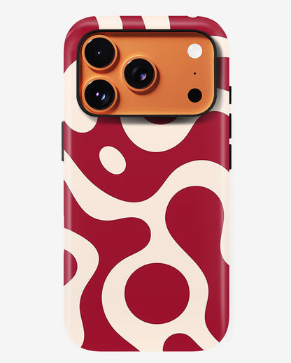 Hot Red Glossy Armour Shell Phone Cover