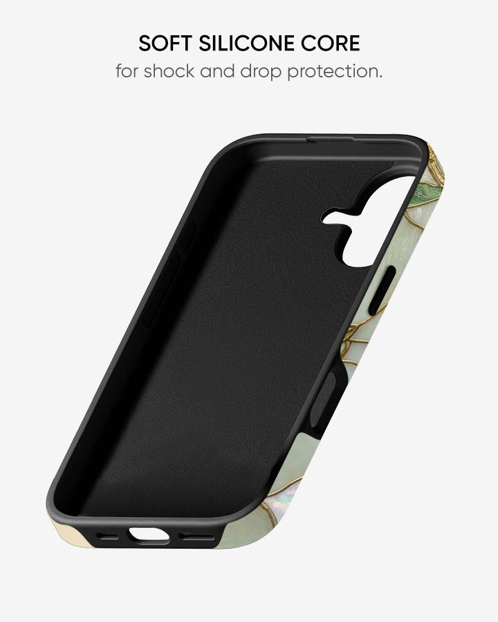 Pure Elegance Glossy Armour Shell Phone Cover
