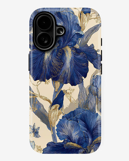 Indigo Iris Glossy Armour Shell Phone Cover