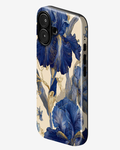 Indigo Iris Glossy Armour Shell Phone Cover