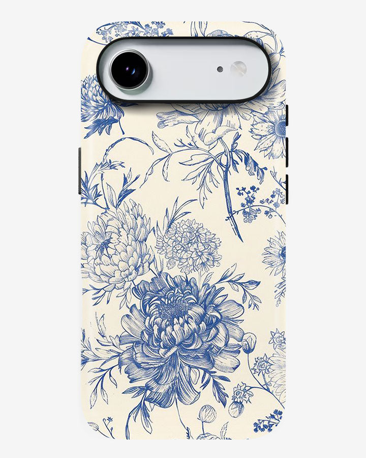 Antique Blue Glossy Armour Shell Phone Cover