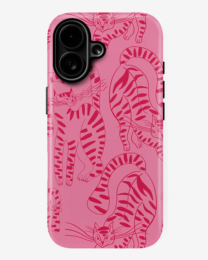 Feline Blush Glossy Armour Shell Phone Cover