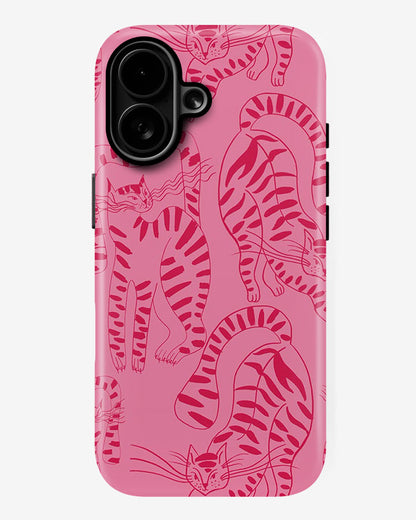 Feline Blush Glossy Armour Shell Phone Cover
