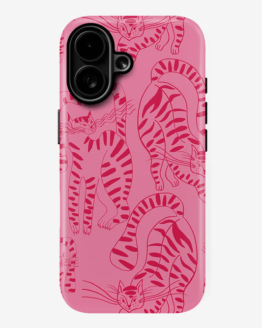 Feline Blush Glossy Armour Shell Phone Cover