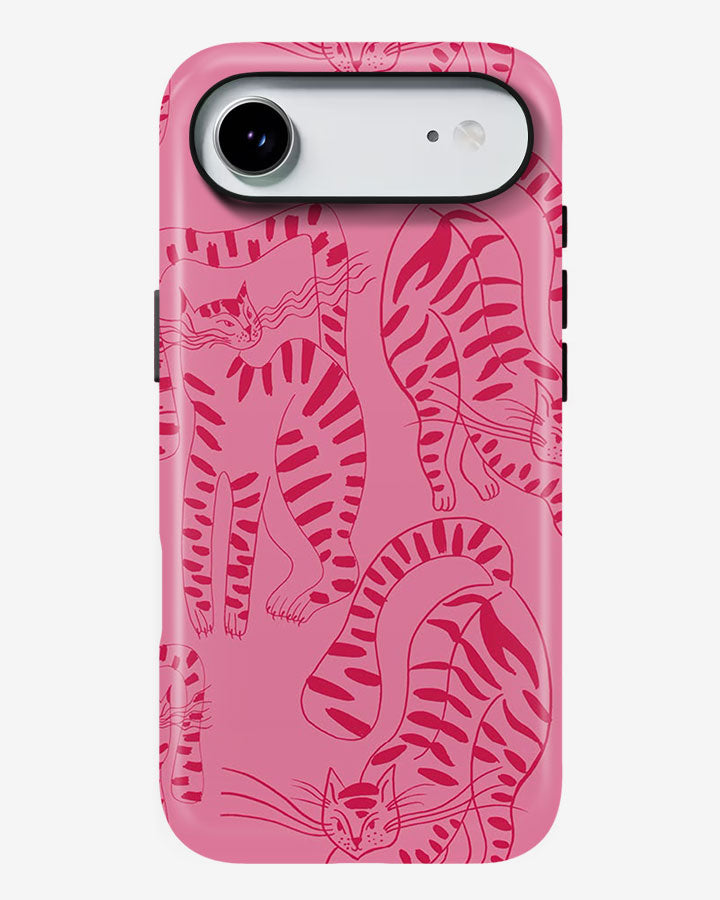 Feline Blush Glossy Armour Shell Phone Cover