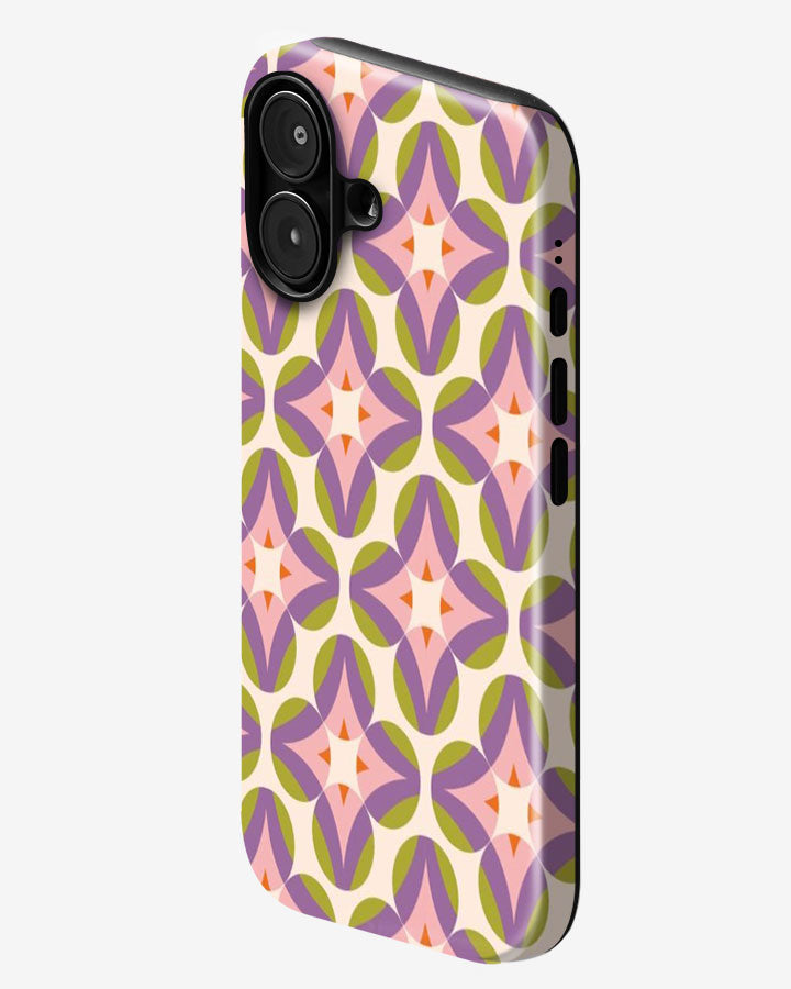 Pastel Geometry Glossy Armour Shell Phone Cover