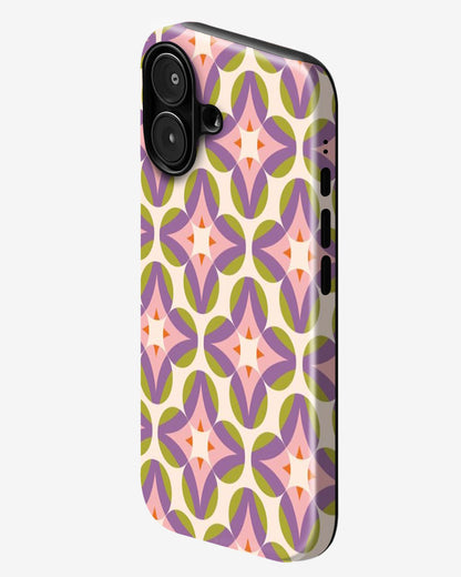 Pastel Geometry Glossy Armour Shell Phone Cover