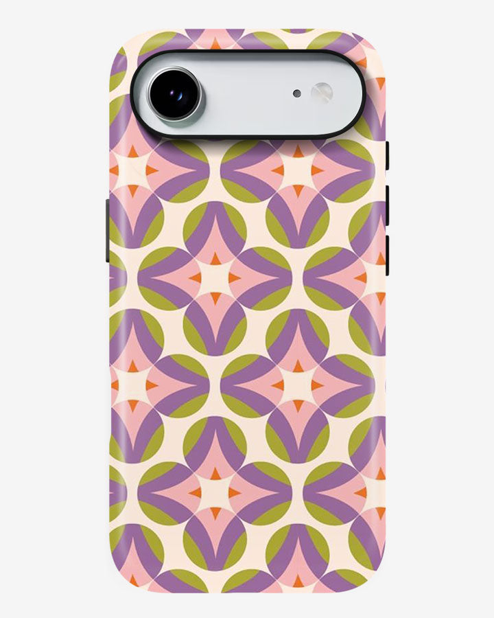 Pastel Geometry Glossy Armour Shell Phone Cover