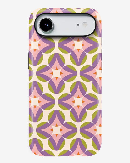 Pastel Geometry Glossy Armour Shell Phone Cover