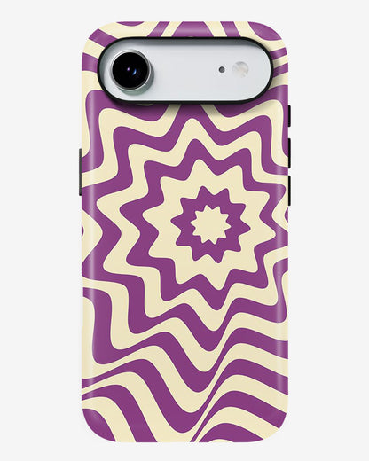 Violet Vortex Glossy Armour Shell Phone Cover