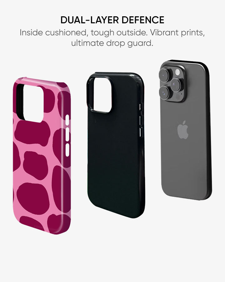 Berry Moo Glossy Armour Shell Phone Cover