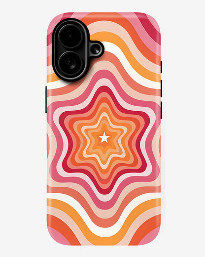 Sunset Swirl Glossy Armour Shell Phone Cover