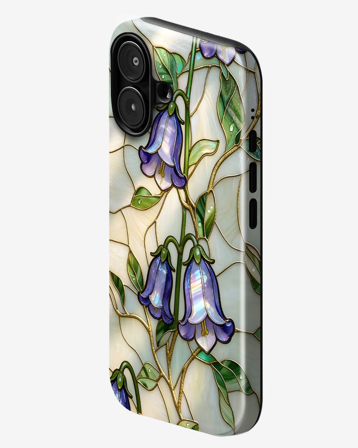 Lavender Wisteria Mosaic Glossy Armour Shell Phone Cover