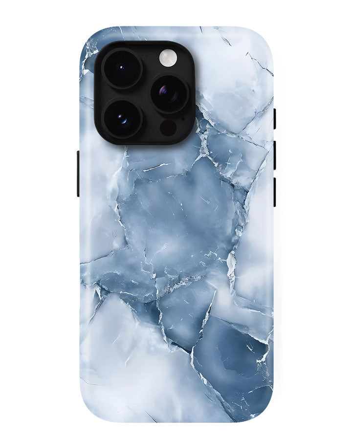 Arctic Veil Glacier Mist Glossy Armour Shell Phone Cover