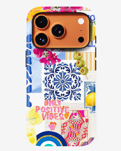 Mediterranean Azulejo Fiesta Glossy Armour Shell Phone Cover
