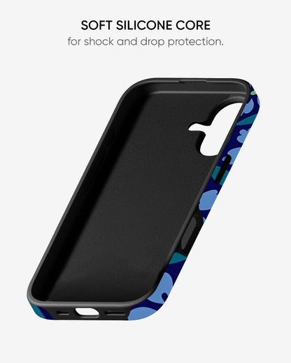 Periwinkle Pop Glossy Armour Shell Phone Cover