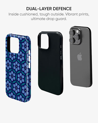 Periwinkle Pop Glossy Armour Shell Phone Cover