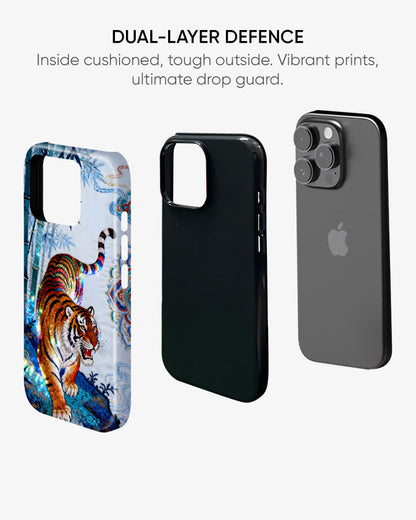 Celestial Tiger Glossy Armour Shell Phone Cover