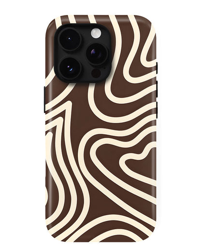 Chocolate Espresso Cream Armour Shell Phone Cover