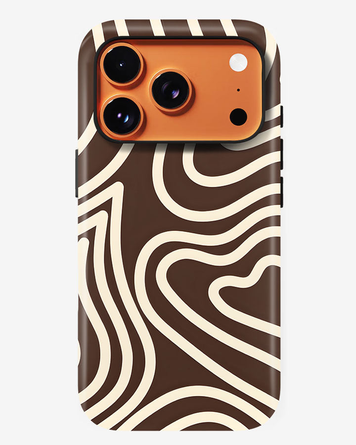 Chocolate Espresso Cream Armour Shell Phone Cover