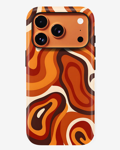 Pumpkin Groove Glossy Armour Shell Phone Cover