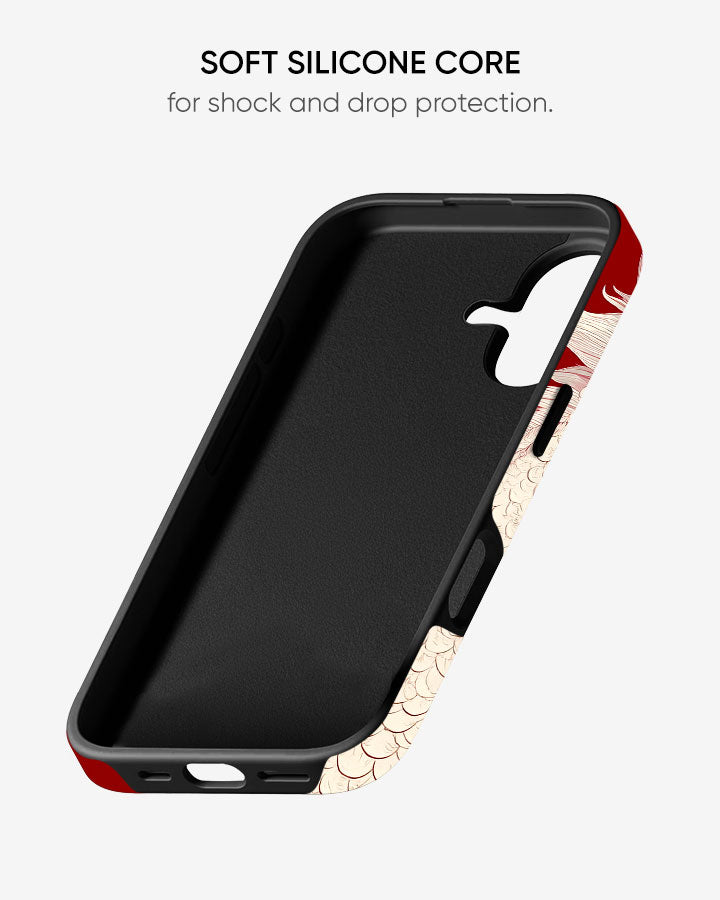 Red Dragon Spirit Armour Shell Phone Cover
