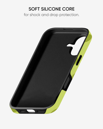 Lime Sprinkle Pop Glossy Armour Shell Phone Cover