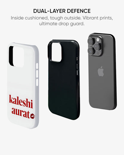 Kaleshi Aurat Desi Glossy Armour Shell Phone Cover