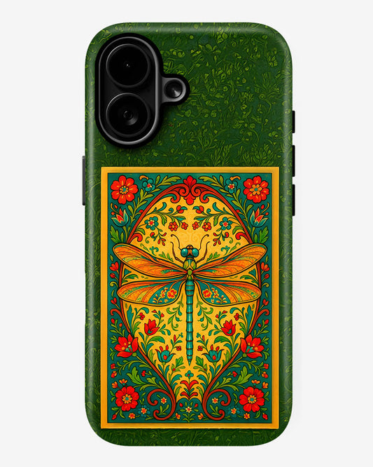Wild Dragonfly Glossy Armour Shell Phone Cover