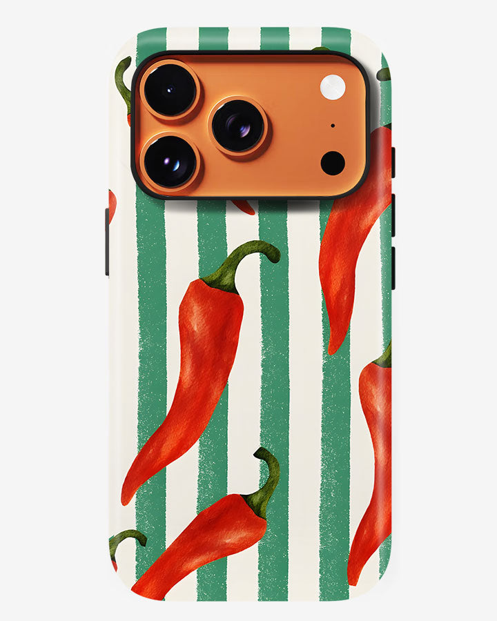 Chili Crush Glossy Armour Shell Phone Cover