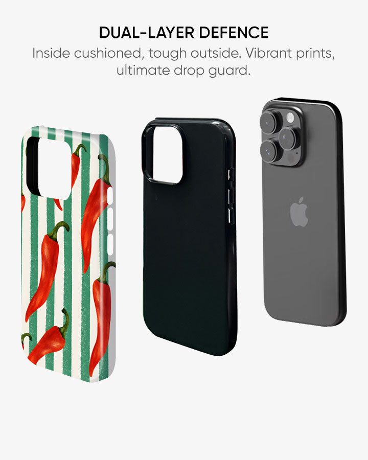 Chili Crush Glossy Armour Shell Phone Cover