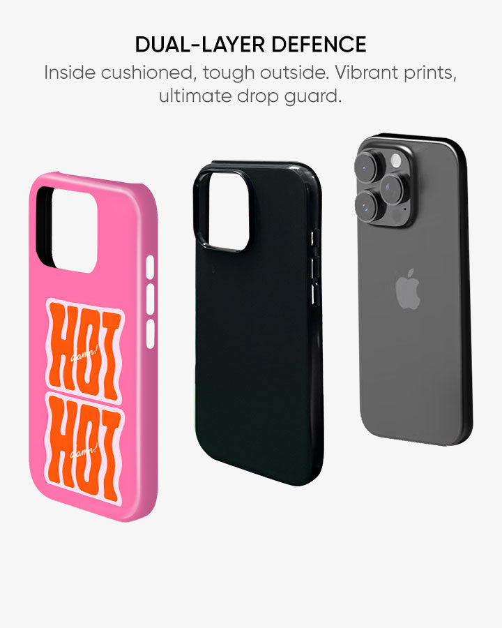 Hot Damn Glossy Armour Shell Phone Cover