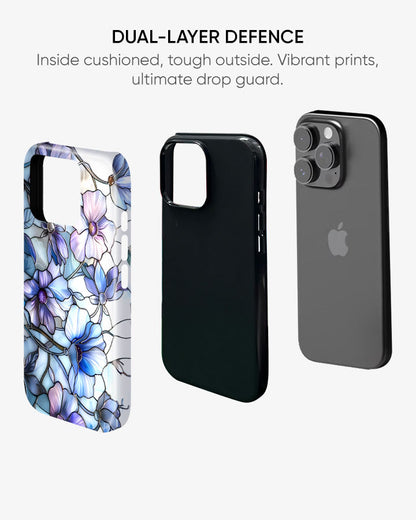 Iris Glow Glossy Armour Shell Phone Cover