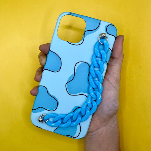 Skyve Blue Chain Phone Cover - Casebasket
