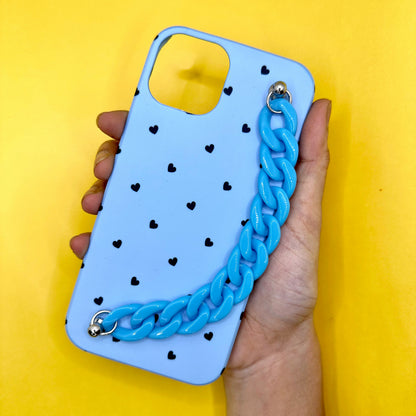 Bluemance Blue Chain Phone Cover - Casebasket
