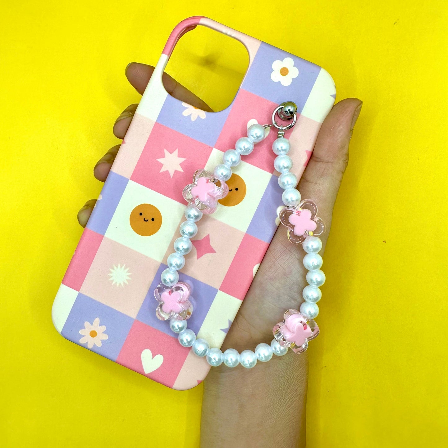 Blushie Pinkpearl Fall Chain Phone Cover - Casebasket
