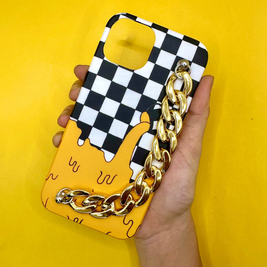 DripCheck Golden Chain Phone Cover - Casebasket