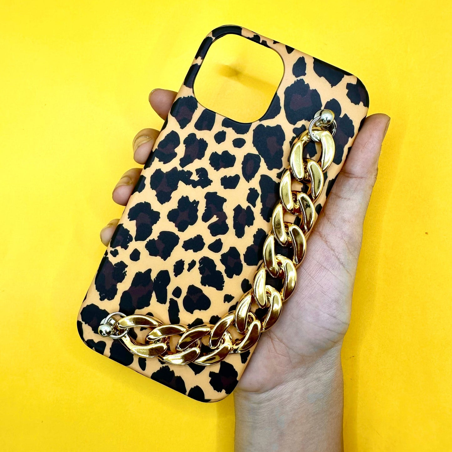 Cheetique Golden Chain Phone Cover - Casebasket