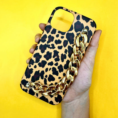 Cheetique Golden Chain Phone Cover - Casebasket