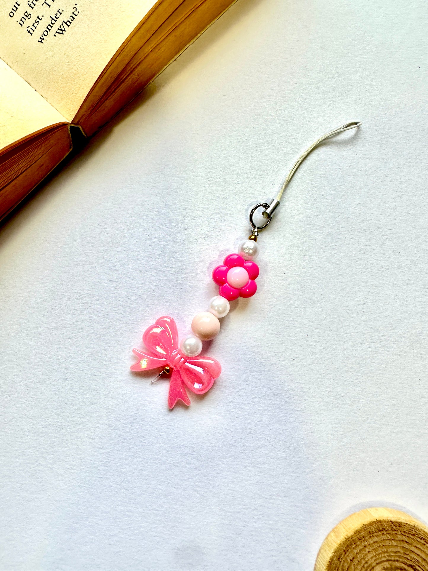 Barbie Bow Mini Phone Chain Charm