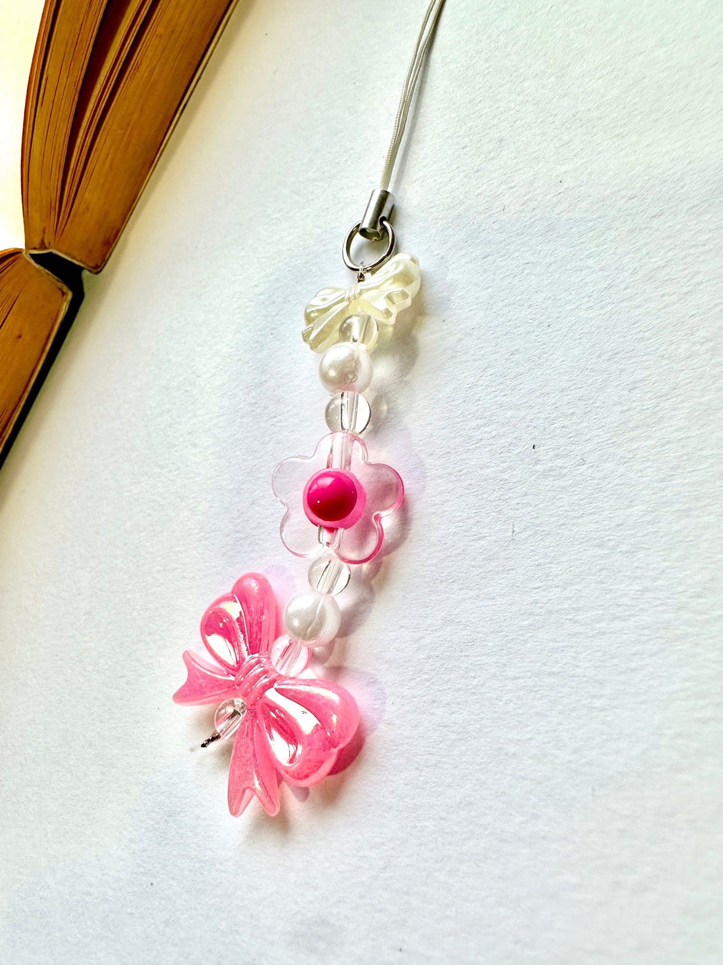 Sugarplum Bow Phone Chain Charm