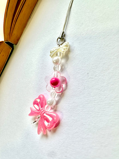 Sugarplum Bow Phone Chain Charm