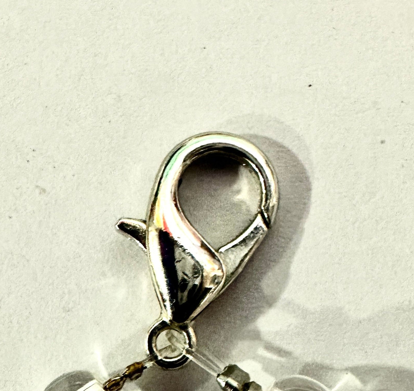 Peachy Pearl Phone Chain Charm