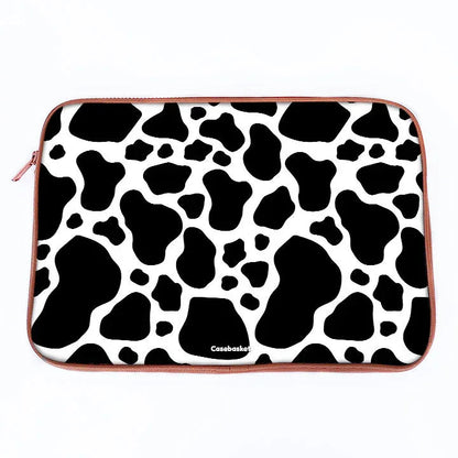 Calm Cow Print Laptop Sleeve