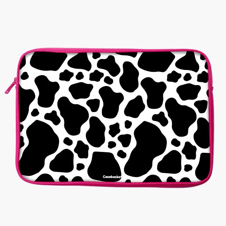 Calm Cow Print Laptop Sleeve
